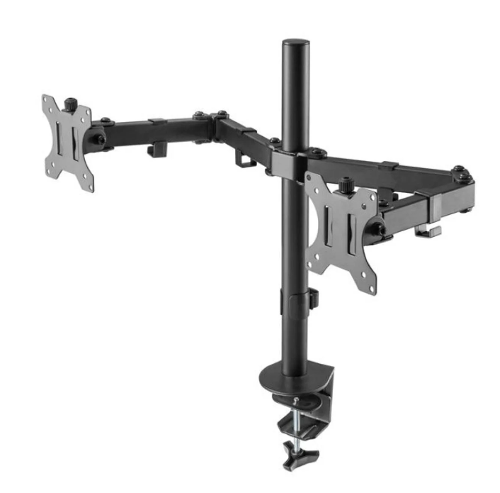 Soporte Doble de Monitor Vantor Desk Pro – Ajustable y Ergonómico (17” a 32”)